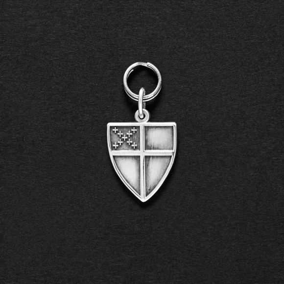 RARE James Avery Episcopal Shield Charm - Picture 1 of 3